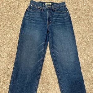 Madewell Perfect Vintage Straight Jean in Mayfield Wash